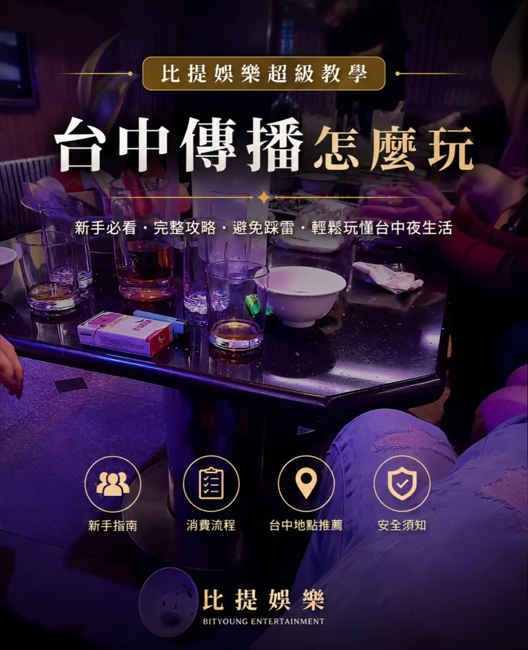 台中傳播怎麼玩｜比提娛樂超級教學封面